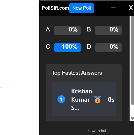 Poll Results Display